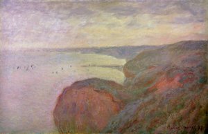 Steile Klippen bei Dieppe, 1897 von Claude Monet