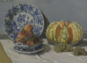 Stillleben mit Melone