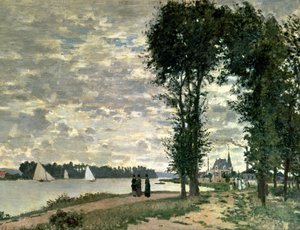 Die Ufer der Seine bei Argenteuil, 1872 von Claude Monet