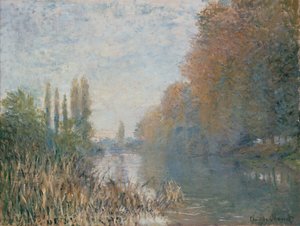 Die Ufer der Seine im Herbst