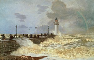 Der Kai von Le Havre, 1868