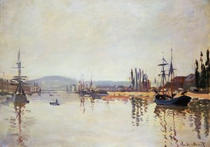 Die Seine unterhalb von Rouen