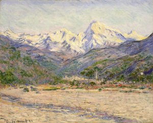 Das Tal der Nervia von Claude Monet
