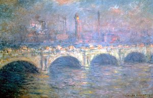 Die Waterloo-Brücke, London von Claude Monet
