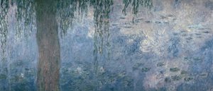 Seerosen: Morgen mit Trauerweiden, 1914-18 (rechter Abschnitt)