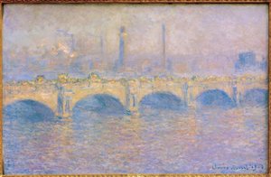 Waterloo Bridge, Sonne von Claude Monet