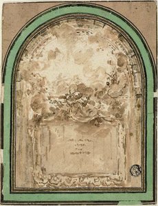 Projekt für die Decke des Salle de Spectacle de Besancon von Claude Nicolas Ledoux