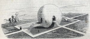 Entwurf eines Bauernwächterhauses von Claude Nicolas Ledoux (1736-1806).