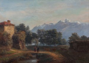Mauern der Festungsanlagen von Grenoble auf der Seite von Île Verte