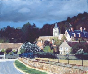 Dorf in der Île-de-France von Claude Salez
