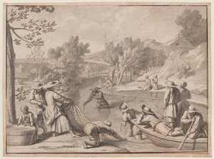 August: Angeln, um 1700