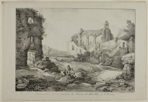 Ruinen des Kommandopostens des Malteserordens, Clisson von Claude Thienon