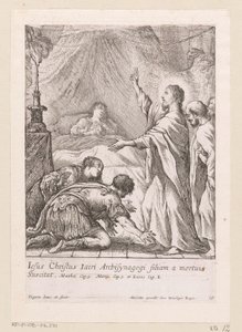 Christus erweckt die Tochter des Jairus von Claude Vignon