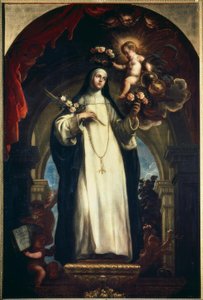 Die Heilige Rosa von Lima von Claudio Coello