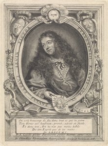 Porträt des Malers Petrus Paulus Sevin von Tours von Claudius Vermeulen