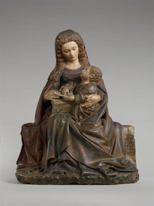 Jungfrau und Kind, ca. 1415-17 von Claus de Werve