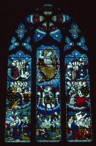 Das Westfenster, das das Jüngste Gericht darstellt, von Clayton und Bell, ca. 1860 von Clayton & Bell