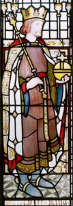 Heinrich II. (Detail aus einem Fenster in der Großen Halle)