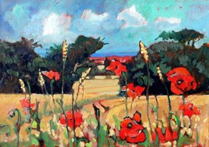 Kent Mohnblumen, 2007 von Clive Metcalfe