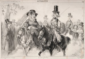 Actualités: Dis donc Madame Miroton il paraitrait que cest nous qui donnons le ton..., 1841