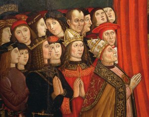Madonna der Empfohlenen (Detail)