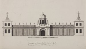 Britisches Museum, Holborn, ca. 1750 von Colen Campbell