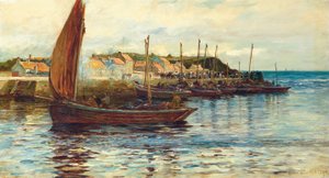 Schiffe im Hafen von Oban, 1892