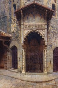 Der Wollmarkt, Florenz von Commendator Formilli