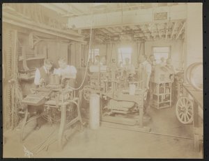 Dressler & Co. Filmstudio mit arbeitenden Männern, New York
