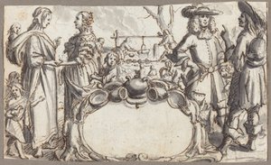 Allegorie von Armut und Reichtum von Conrad Meyer