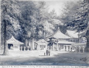 Zugang zu den Schreinen in Nikko von Constance Frederica Gordon Cumming