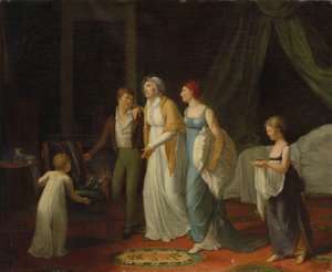 Eine genesende Mutter, die von ihren Kindern gepflegt wird von Constance Marie Charpentier