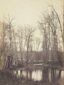 Teich und Bäuerin