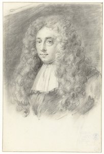 Selbstporträt (?) von Constantijn Huygens der Jüngere
