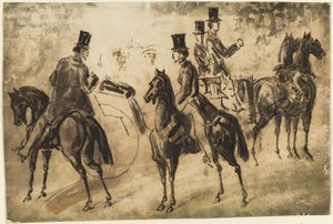 Reiter und Ausrüstung von Constantin Guys