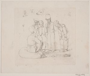 Ein russischer Matrose am Zollhof von Constantin Hansen