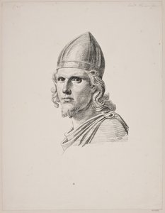 Kopf des Gottes Tyr beim Ægirsgilde von Constantin Hansen