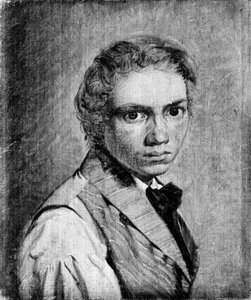 Selbstporträt von Constantin Hansen