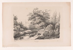 Felslandschaft mit Bach
