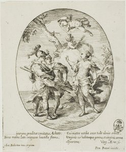 Aeneas, Venus und Achates von Conte Pietro Antonio Rotari