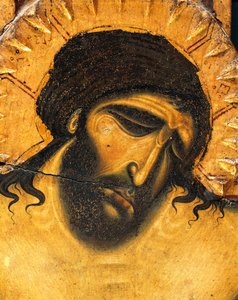 Gesicht des leidenden Jesus (Detail)
