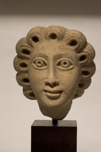 Kopf eines Mannes, 4.-5. Jahrhundert n. Chr. von Coptic