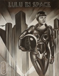 Art Deco Stadtastronaut von Corné Akkers