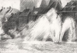 Stadtspringbrunnen Skizze