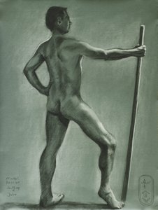 Klassische männliche Figurenstudie von Corné Akkers