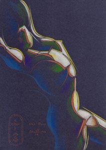 Dynamische abstrakte Figur