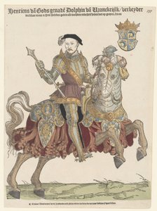 Porträt von König Heinrich II. von Frankreich zu Pferd, 1542-1543