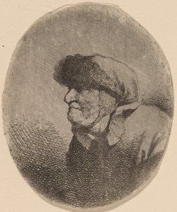 Büste einer alten Frau von Cornelis Pietersz Bega
