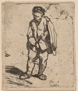 Mann in einem kurzen Umhang von Cornelis Pietersz Bega