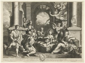 Anbetung der Hirten von Cornelis Bloemaert (II)